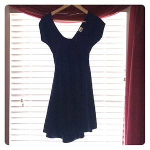 Navy blue mini dress